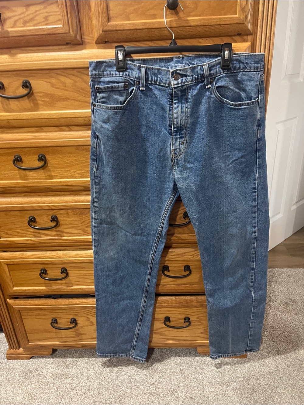 Levi's Men's Blue Straight-Leg Denim Jeans